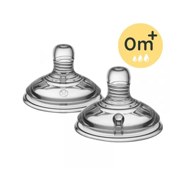 Close to nature 2 tétines débit variable 0m+ - Tommee tippee