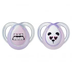 Anytime 2 sucettes rose 0-6m - Tommee tippee