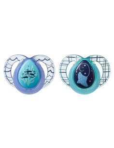 2 sucettes Night Time 6-18 mois vert | Tommee Tippee