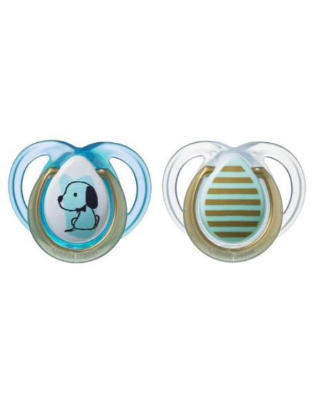 2 Sucette Soothers garçon 0-6M - Tommee tippee | cosmetique.tn