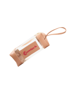 Trousse de maquillage transparente