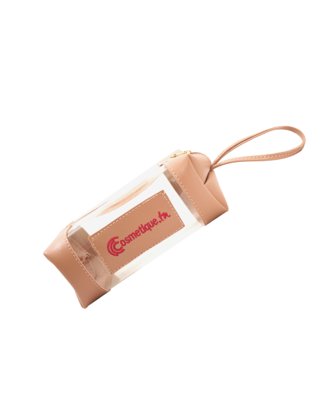 Trousse de maquillage transparente