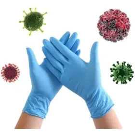 Gants Nitrile Médicale Non Poudré - Boite de 100 Taille M