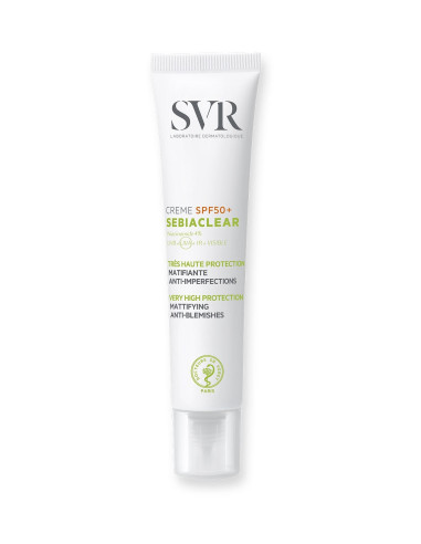 SVR Sebiaclear Crème SPF50+ 40 ml | Solaire matifiant