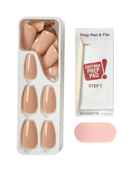 imPRESS Latte IMC506C – 30 faux ongles autocollants | KISS