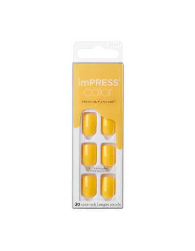 imPRESS Yolo KIMC022C – 30 faux ongles autocollants | KISS