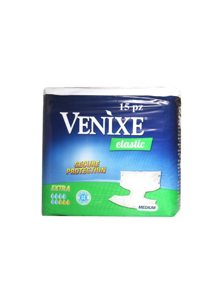 Couche adulte taille medium 15 pièces EXTRA - Venixe | cosmetique.tn