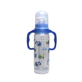 Biberon deco plastique blue 250 ml-baby nova