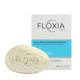 Savon dermocosmétique exfoliant éclaircissant, 125g - Floxia