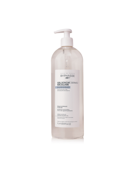 Byphasse Gel de douche peaux normales à sèches 1 L