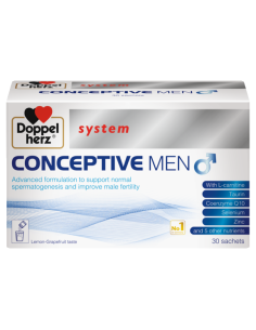 Doppelherz System Conceptive Men – 30 sachets | cosmetique.tn