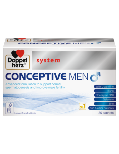 Doppelherz System Conceptive Men – 30 sachets | cosmetique.tn
