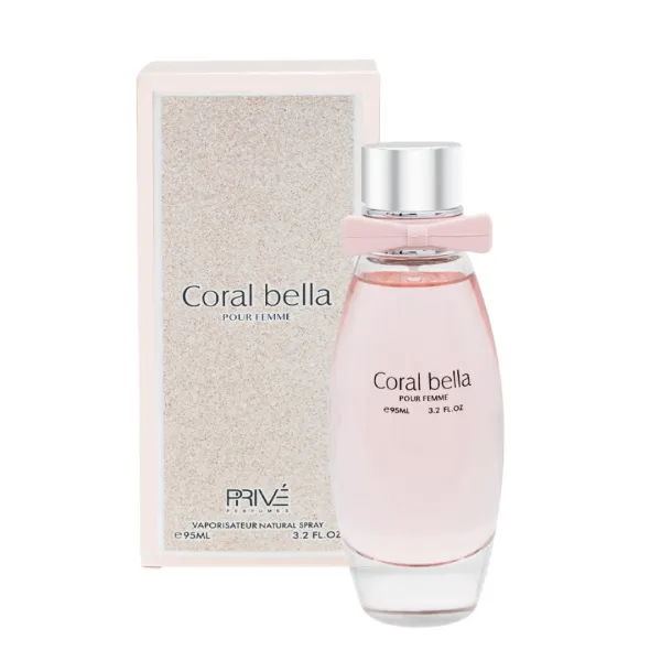 Coral bella eau de parfum pour femme 95ml - privé perfumes