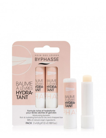 Byphasse Baume à lèvres hydratant 2 x 4,8 g