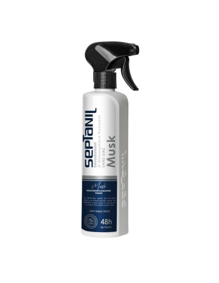 Désodorisant d’atmosphère puissant musk 500ml - Septanil