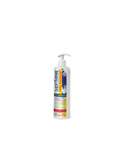 Gel anti bactérien puissant citron pour les mains 99.9 septanil