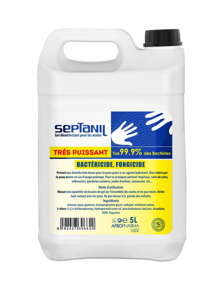 Gel désinfectant mains 5 L | Septanil