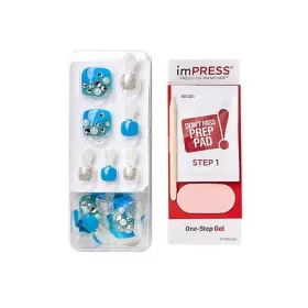 Faux ongles impress Aqua BIPT024 – Kiss new york