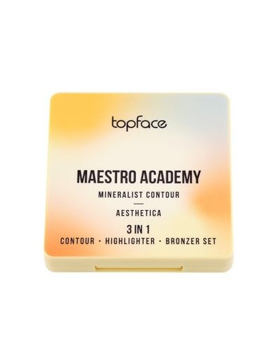 Topface Maestro Academy Mineralist PT268 N°001 | Palette de contouring