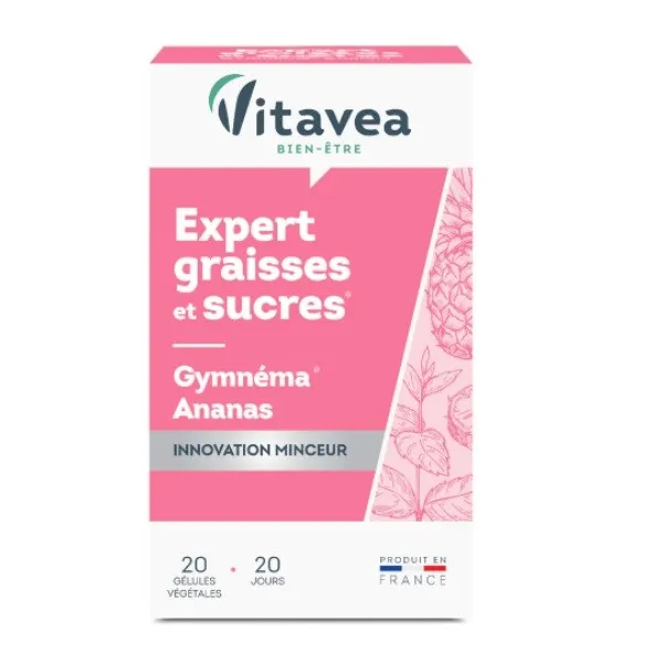 Expert graisses et sucres 20 gélules - Vitavea
