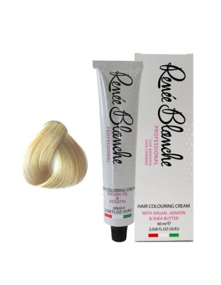 Teinture cheveux blond extra clair naturel 10.0 - Renée blanche | cosm