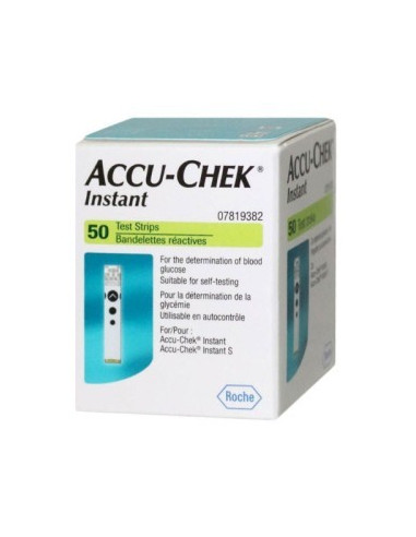 Accu-Chek Instant — 50 bandelettes de glycémie