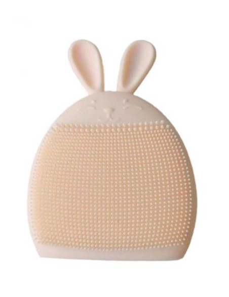Brosse visage silicone lapin saumon | Cosmetique.tn