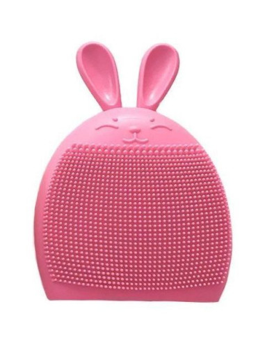 Brosse visage silicone lapin rose | Cosmetique.tn