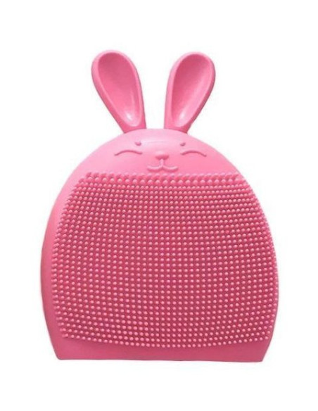 Brosse visage silicone lapin rose | Cosmetique.tn
