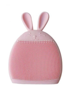 Brosse visage silicone lapin rose clair | Cosmetique.tn