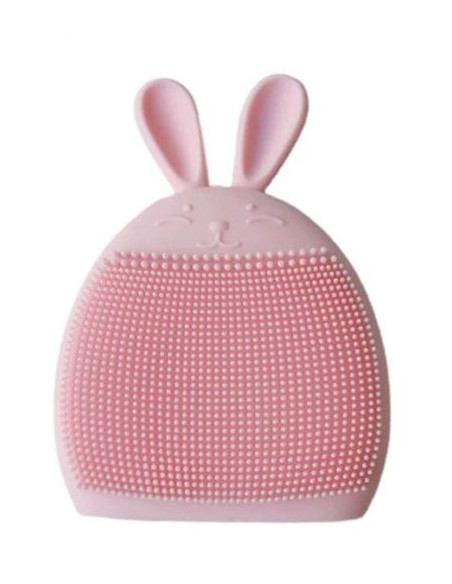 Brosse visage silicone lapin rose clair | Cosmetique.tn