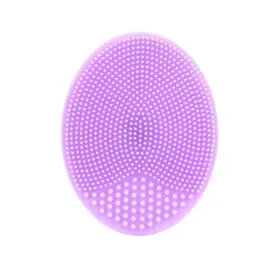 Éponge gommage silicone pour visage Violet