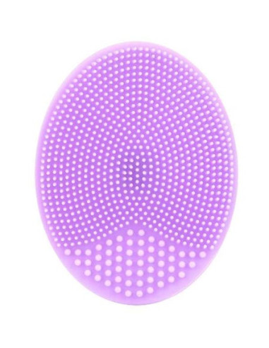 Éponge visage silicone ovale violet | Cosmetique.tn