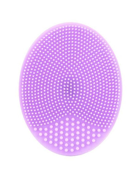 Éponge visage silicone ovale violet | Cosmetique.tn