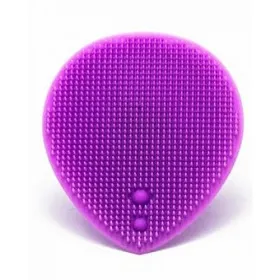 Éponge gommage silicone pour visage - Violet