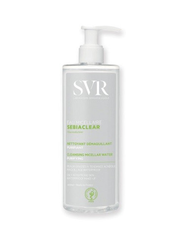 SVR Sebiaclear Eau Micellaire 400 ml | Nettoyant visage