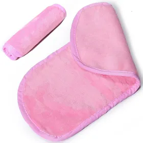 Make up cleaning towel rose clair - Sweet Beauty