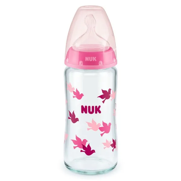 NUK First Choice+ biberon 0-6 mois, 150 ml, tétine en silicone
