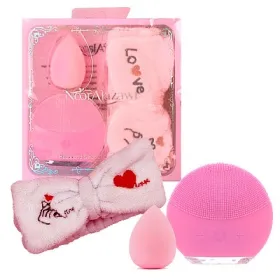 Coffret Headband & Facial Cleansing Device Rose clair - Noor Alazawi