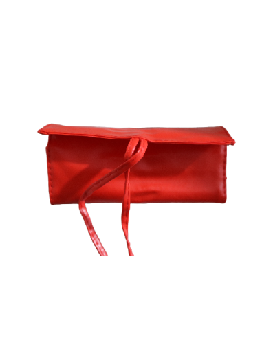 Trousse 7 pinceaux maquillage rouge | cosmetique.tn