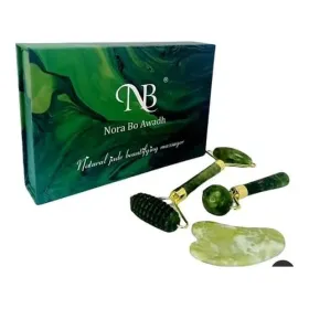 Coffret de rouleau de jade 3 en 1 - Nora Bo Awadh