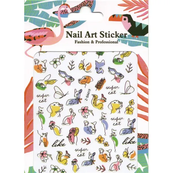 Stickers nail fashion & professional Z-D4419