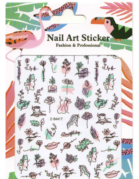 Stickers nail fashion & professional Z-D4417