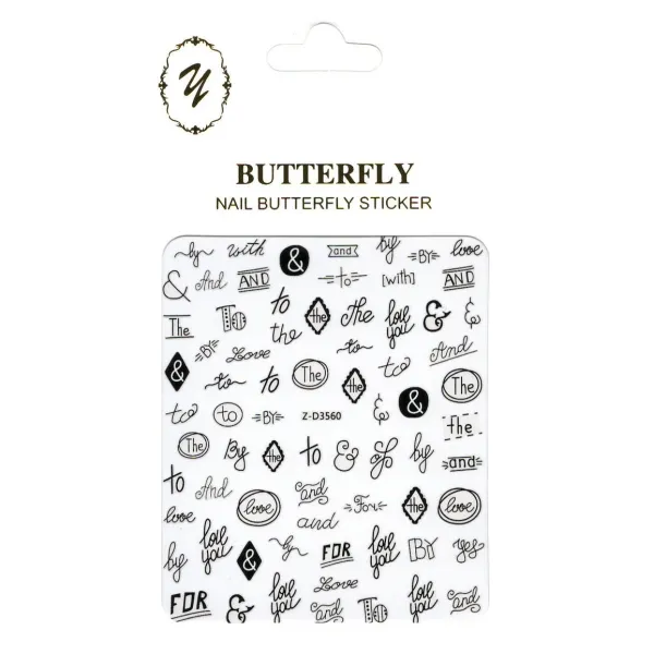 Sticker Butterfly Z-D3560