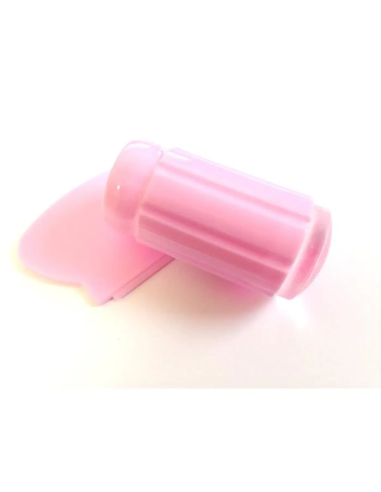 Tampon French et nail art avec raclette rose clair | Cosmetique.tn