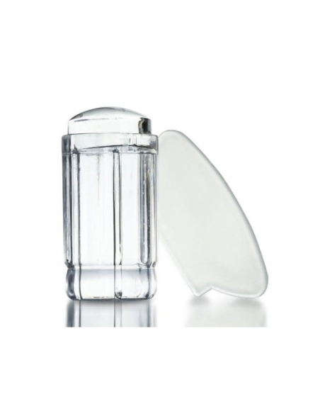 Tampon French et nail art avec raclette transparent | Cosmetique.tn