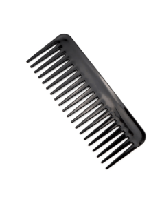 Peigne à cheveux à dents larges — noir