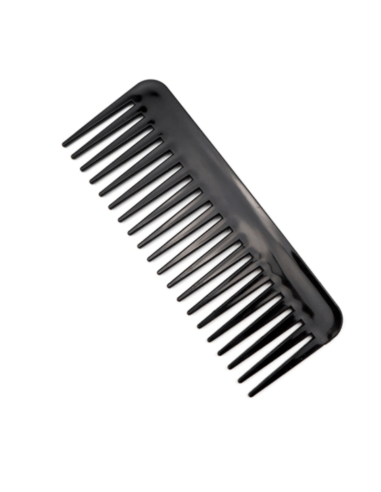 Peigne à cheveux à dents larges — noir