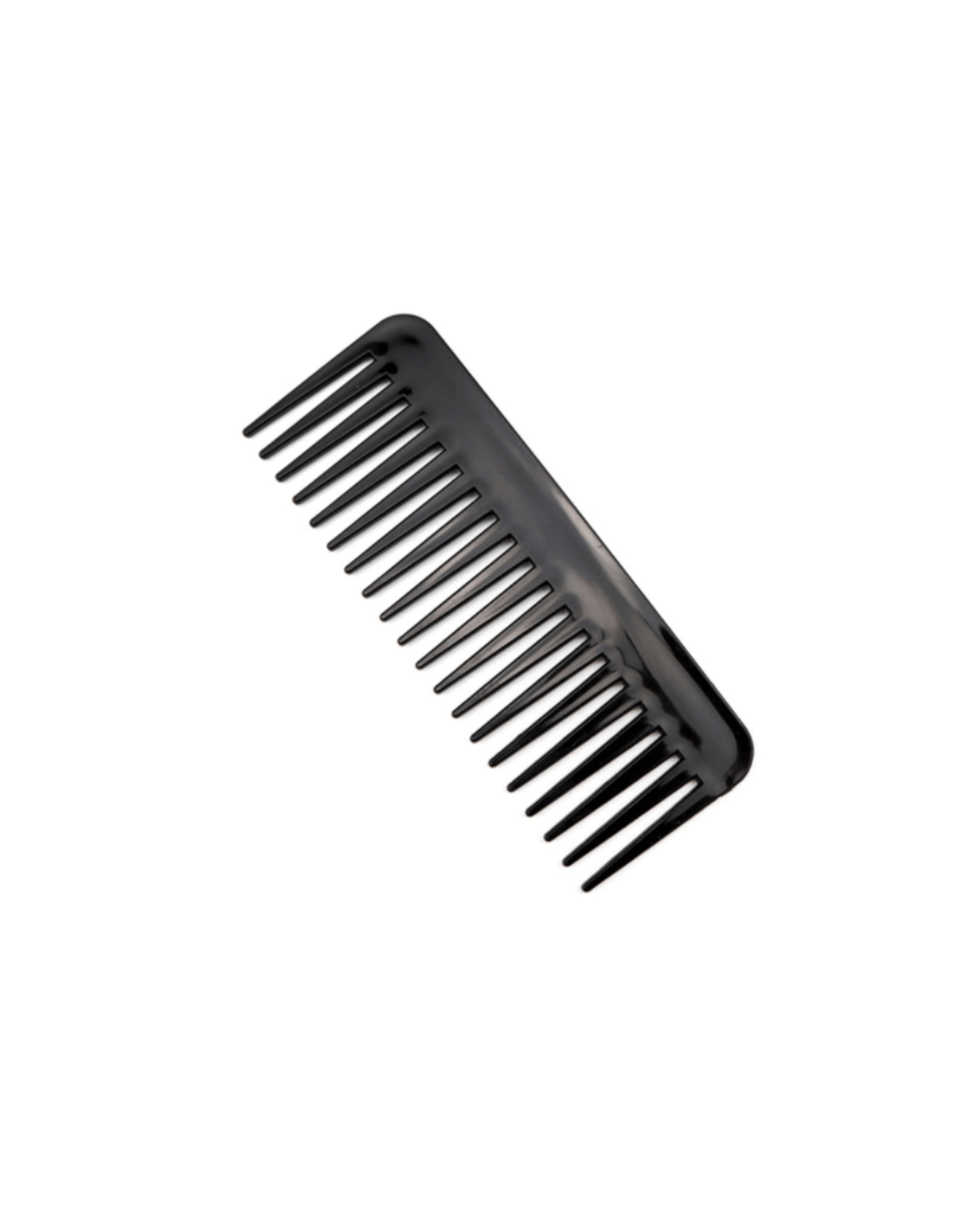 Peigne à cheveux à dents larges — noir