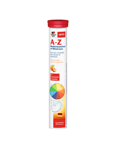Doppelherz Aktiv A-Z – 15 comprimés effervescents | cosmetique.tn